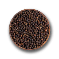 Whole Black pepper in bowl