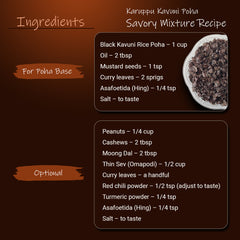 Black Kavuni Poha Savory Recipe
