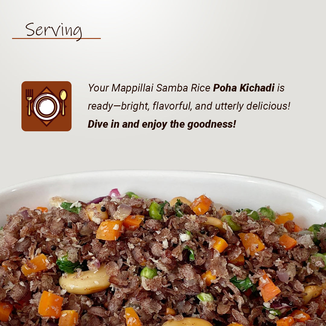 Delicious Mappillai Samba Poha Kichadi
