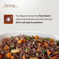 Delicious Mappillai Samba Poha Kichadi