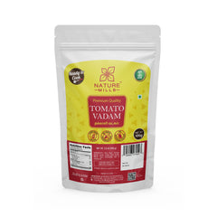 Nature Mills Tomato Vadam packaging on a white background