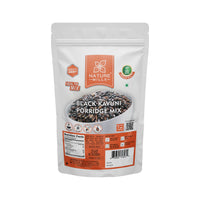 Nature Mills Black Kavuni Porridge Mix packaging on a white background