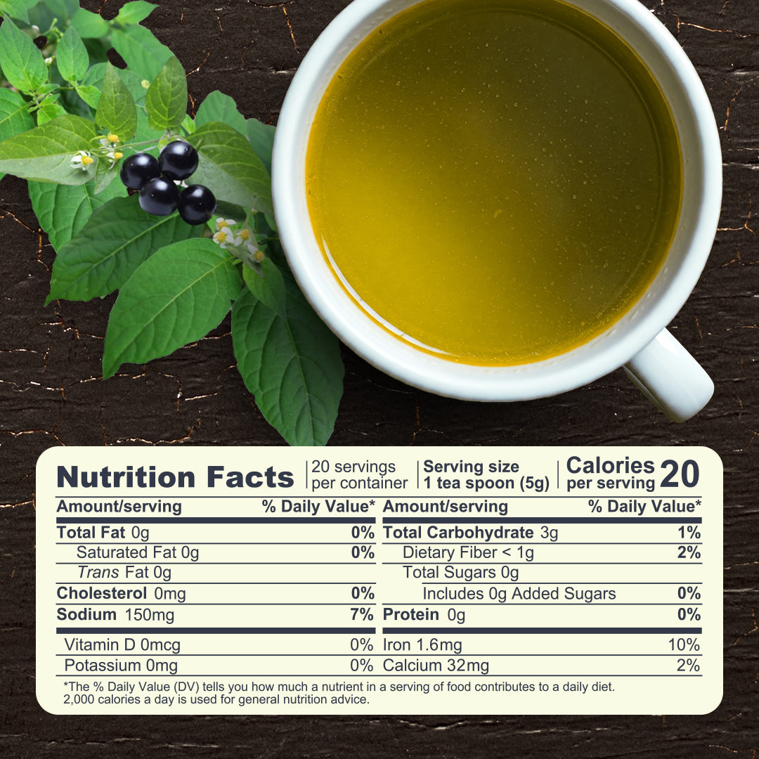 NatureMills Wonderberry Soup Nutrition Information
