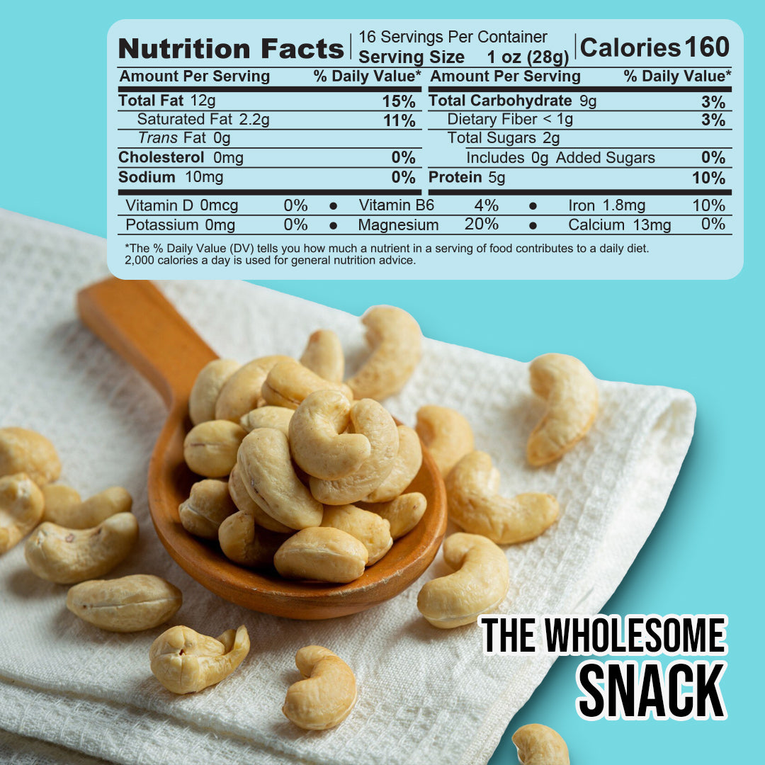 Raw Cashews Nutrition