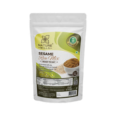 Nature Mills Sesame Rice Mix packaging on a white background