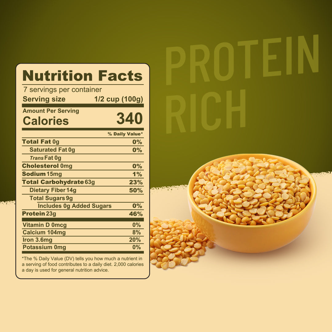 Toor Dal Nutrition Info - NatureMills