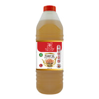 Peanut Oil - 1L Front - NatureMills