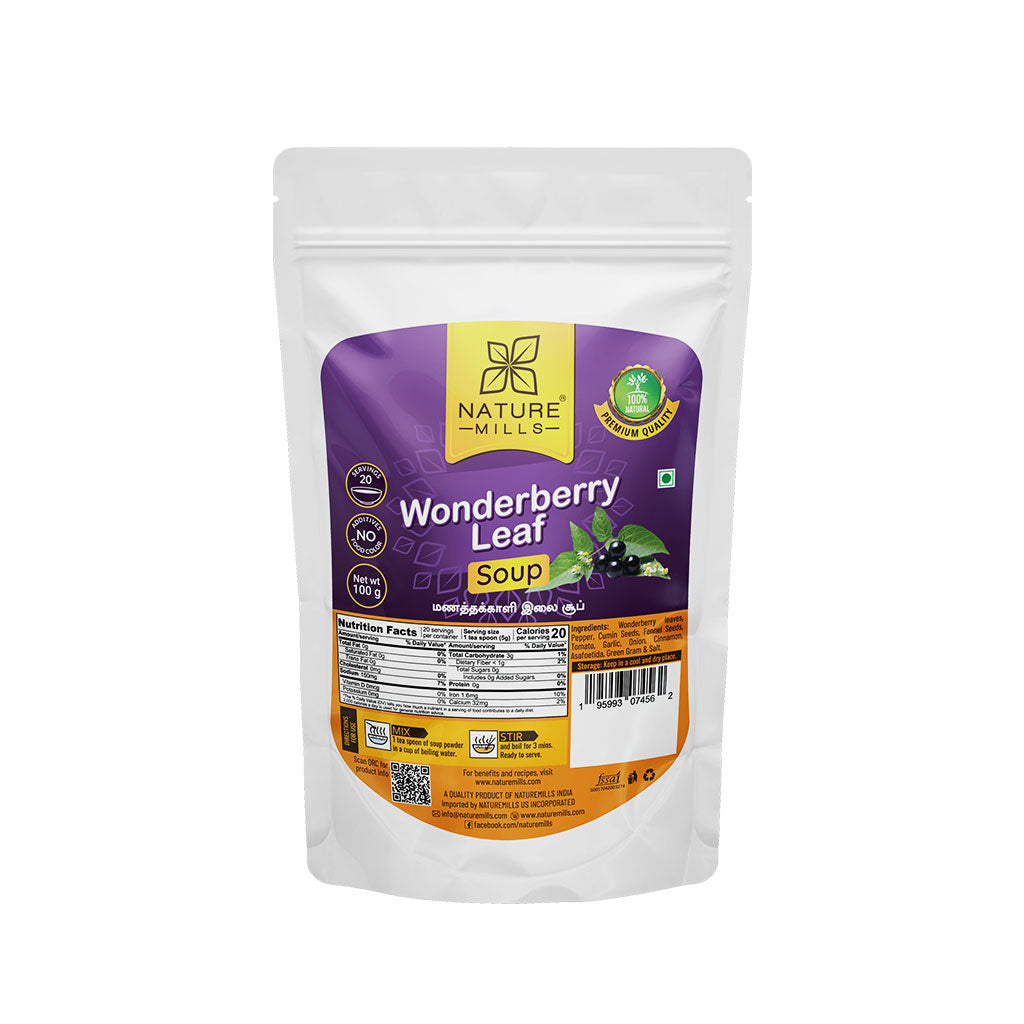 Wonderberry Leaf Soup 100g - Ready to cook Instant Mix