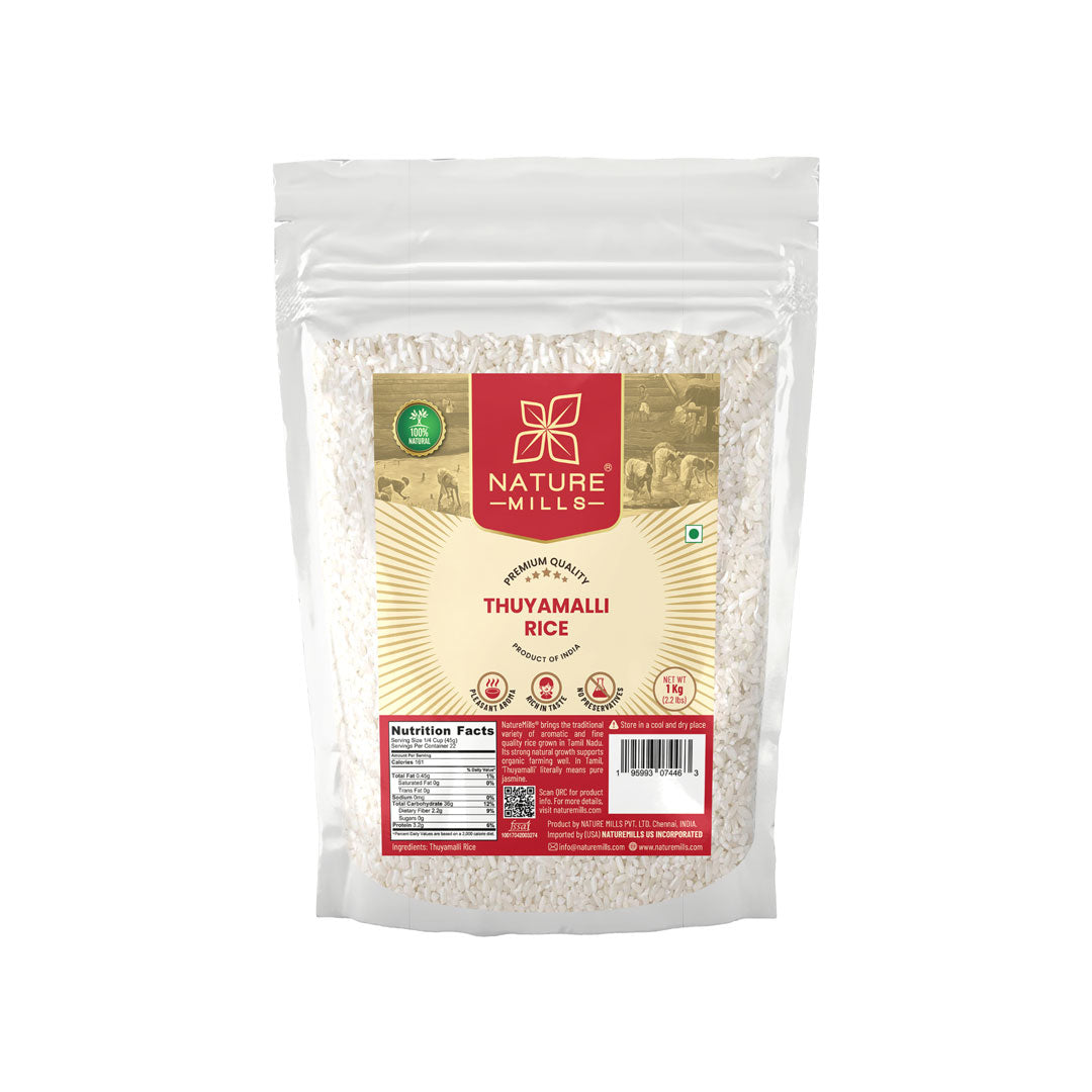 Organic Thooyamalli Rice
