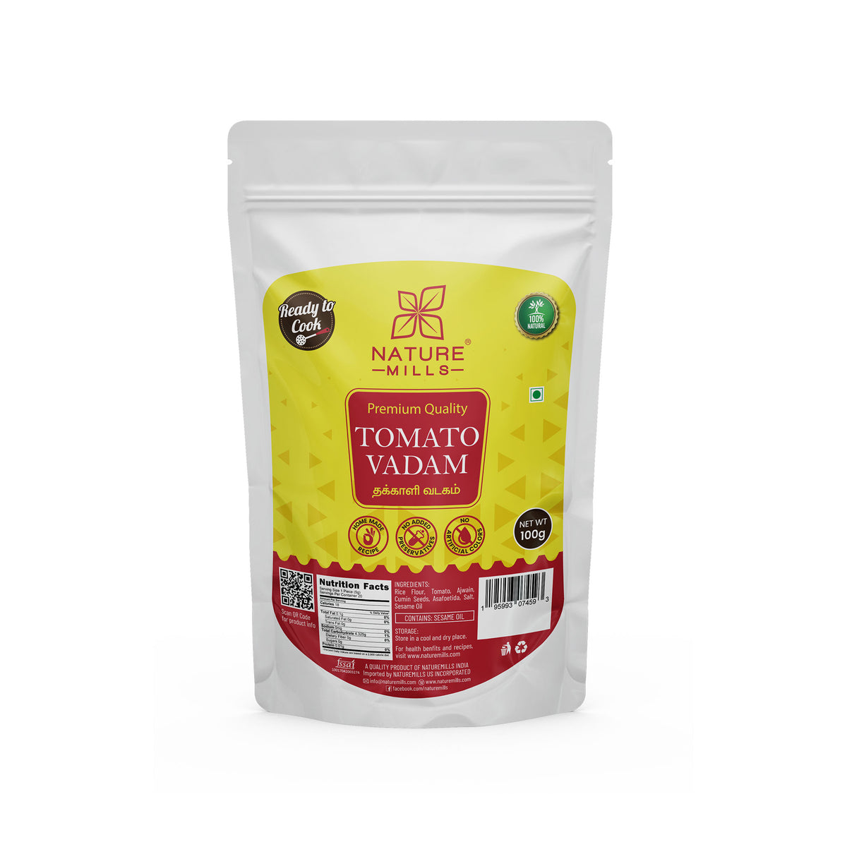 Tomato Vadam 100g